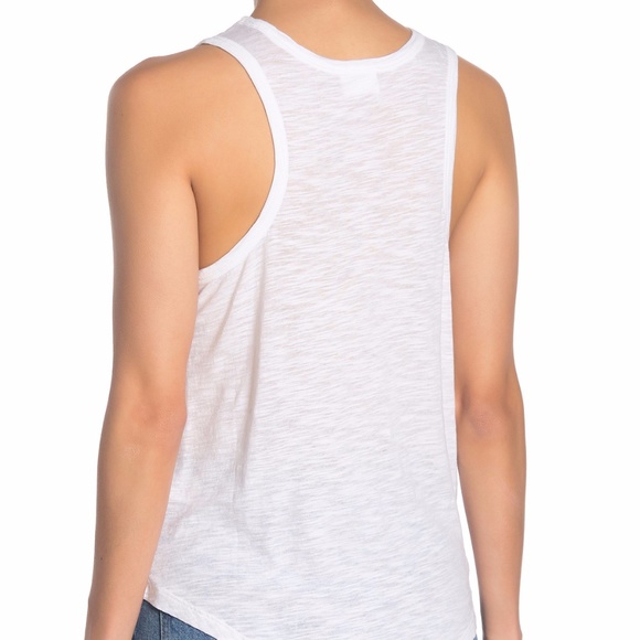 Abound Curved Hem Knit Tank Top Blue Size XL - Picture 12 of 12